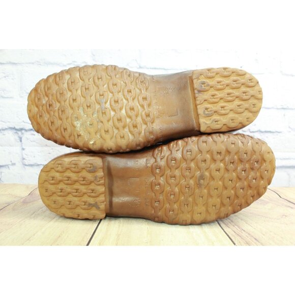 Vintage LL Bean Unlined Maine Hunting Shoe Lace Up Duck Boots Size 9 - Picture 7 of 10